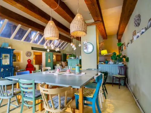 Gemütliches Ferienhaus mit Sauna, finnischer Kota und großem Garten