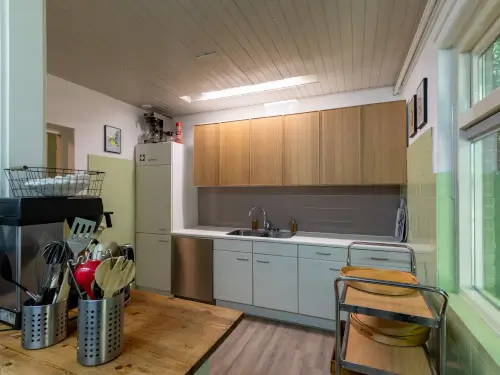 Familienhaus mit Sauna und Feuerstelle inmitten der Natur