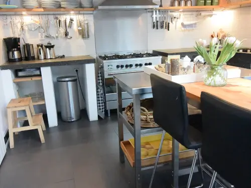 Schöne Ferienwohnung mit großem Loungebereich und Sauna