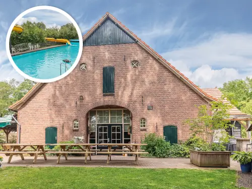 Ferienhaus mit überdachter Terrasse, Außenküche, Kamin und Whirlpool