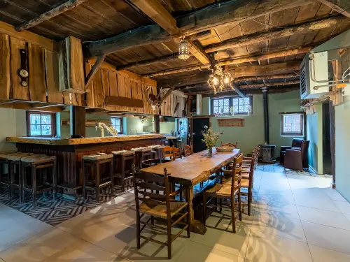 Ferienhaus mit Sauna und Bar