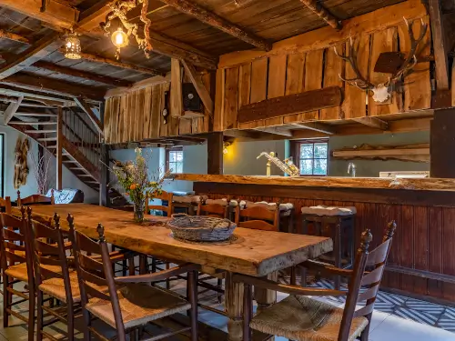 Ferienhaus mit Sauna und Bar